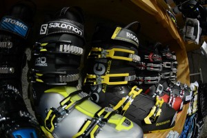 chaussure de location de ski Salomon